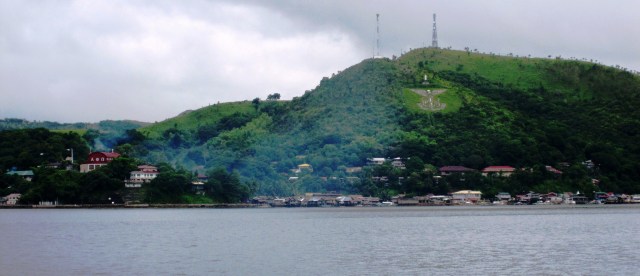 The view upon approaching Culion island.  It can be reached via a 2-hour bigger boat ride from Coron pier.
